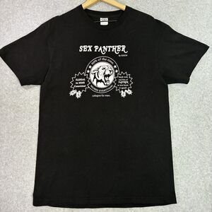 Sex Panther by Odeon T-Shirt Black Graphic Tee Men’s Large Delta Pro Weight